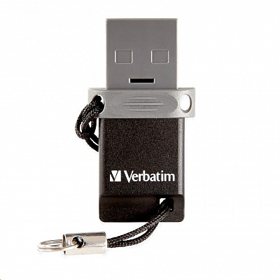 VERBATIM Dual USB Drive 64 GB - OTG/USB 2.0 pentru smartphone-uri și tablete