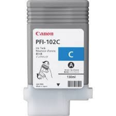 Canon PFI-102C, 0896B001 azuriu (cyan) cartus original