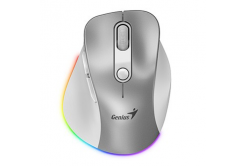 Mouse Fara fir, Genius Ergo 9000S Pro 31030039402, argint, optical, 2400DPI