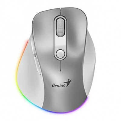 Mouse Fara fir, Genius Ergo 9000S Pro 31030039402, argint, optical, 2400DPI