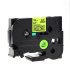 Banda compatibila Brother TZ-C41 / TZe-C41, semnal 18mm x 8m, text negru / fundal galben