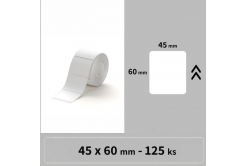 Niimbot etichete R 1EA01195501, 45x60mm 125buc. Alb pentru B21, B21S, B3, B1S
