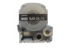 Epson LC-SD24KW, 24mm x 8m, text alb / fundal negru, banda compatibila