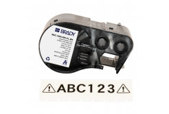 Brady M4C-1000-595-CL-BK / 170838, 25.40 mm x 6.10 m, Vinil, text negru / fundal transparent