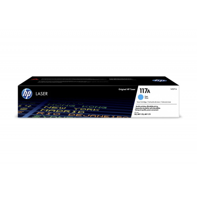 HP 117A W2071A azuriu (cyan) toner original