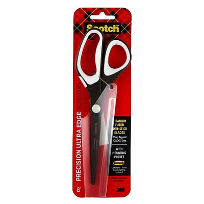 Foarfecă din titan antiaderentă 3M Scotch Precision Ultra Edge, lungime 20 cm