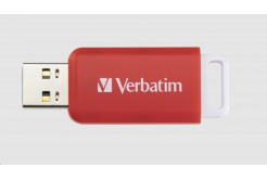 VERBATIM Flash Disk 16GB DataBar USB 2.0 Drive, rosu