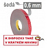 3M VHB™ GPH-060GF Oboustranně silně lepicí páska, tl. 0,6 mm 25 mm x 33 m