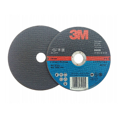 Disc de tăiere 3M T41 albastru pentru oțel și aliajele sale 150 mm x 2 mm
