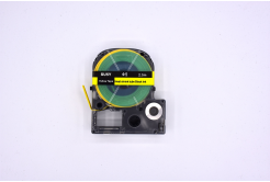 Epson LK-4YBA5 / SU5Y, 5mm x 2,5m, text negru / fundal galben, contractabila banda compatibila