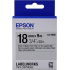 Epson LabelWorks LK-5SBE C53S655013 18mm x 9m, text negru / fundal argintiu mat, mat, banda original