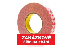 3M™ oboustranná páska GPT-020F, čirá, tl. 0,2 mm, plastový liner 1000 mm x 50 m