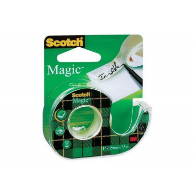 3M 810 Scotch Magic bandă cu aplicator, 19 mm x 7,5 m