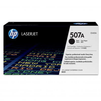 HP 507A CE400A negru (black) toner original
