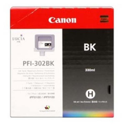 Canon PFI-302B, 2216B001 foto negru (photo black) cartus original