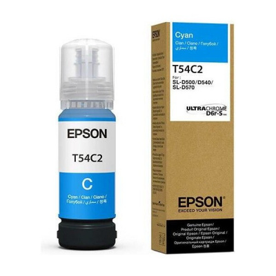 Epson T54C2 C13T54C220 azuriu (cyan) cerneală originală