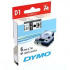 Dymo D1 43610, S0720770, 6mm x 7m imprimare neagră / fundal transparent, bandă originală