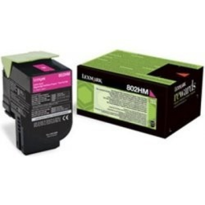 Lexmark 80C2HM0 purpuriu (magenta) toner original