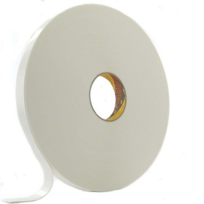 3M 9529W Spumă de montaj bandă dublu față, alb, 25 mm x 33 m
