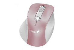 Mouse Fara fir, Genius Ergo 9000S Pro 31030039403, roz, optical, 2400DPI