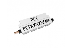 Partex PCT40012CN9, 3,3-4,0mm, 12mm, bílá, 1200ks, kontinuální nacvakávací profil