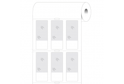 Brady BPT-511-427 / 236987, etichete din hârtie termică, 25.40 mm x 63.50 mm