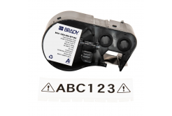 Brady M4C-1000-595-WT-BK / 170833, 25.40 mm x 7.62 m, Vinil, text negru / fundal alb