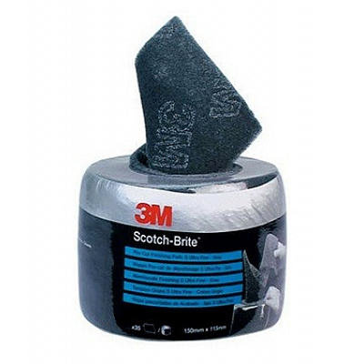 3M Scotch Brite™ CF-SR Foi abrazive Clean & Finish în rolă 115 mm x 150 mm A VFN