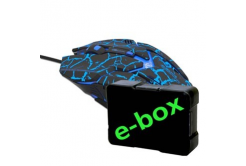 E-blue Mouse Auroza Gaming EMS639BKCA-IU, 4000DPI, Optical, 6tl., Cu fir USB, negru, gaming, e-box