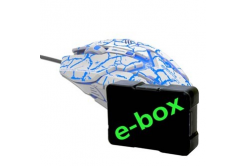 E-blue Mouse Auroza Gaming EMS639WHCA-IU, 4000DPI, Optical, 6tl., Cu fir USB, alb, gaming, e-box