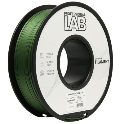 Professional Lab FG-P162-E1, filament 3D, PLA, 1,75 mm, 1000 g, Verde (Olive green)