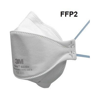 3M 9320+ Aura™ Semimască filtruantă bez výdechového ventilku (FFP2)