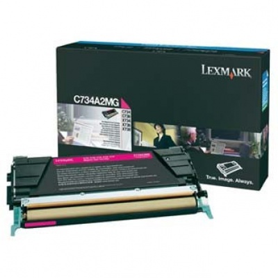 Lexmark C734A2MG purpuriu (magenta) toner original
