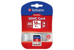 Verbatim 43962 Secure Digital Card Premium U1, card de memorie, SDHC, 16GB, UHS-I U1 (Class 10), 