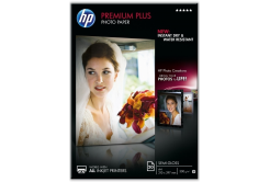 HP Premium Plus Semi-Gloss Photo Paper CR673A, 300 g/m2, A4, 20buc., semilucios, alb, hârtie fotografică
