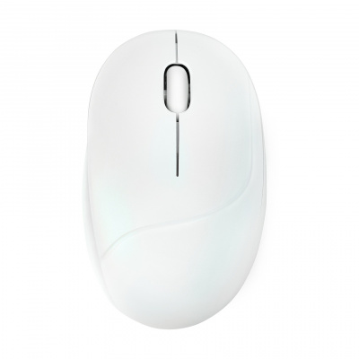 ASUS Fragrance Mouse MD101/Ergonomică/Optică/2 400 DPI/USB+BT/Alb