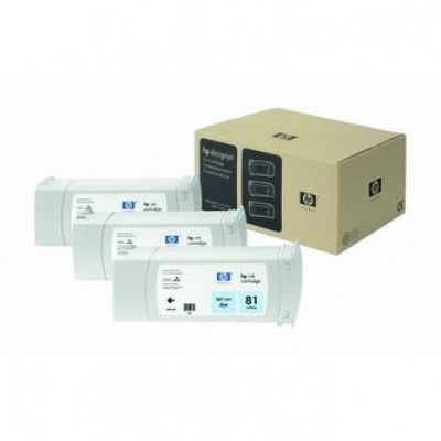 HP 81 C5070A azuriu deschis (light cyan) cartus original