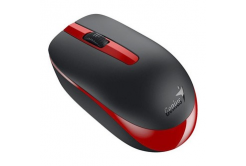 Genius Mouse NX-7007 31030026404, 1200DPI, 2.4 [GHz], Optical, 3tl., Fara fir USB, negru-roșu, AA