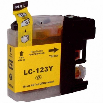 Brother LC-123 galben (yellow) cartus compatibil