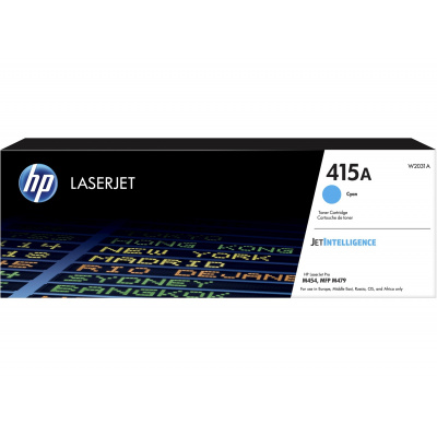 HP 415A W2031A azuriu (cyan) toner original