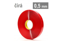 3M VHB™ 4905-F, tl. 0,5 mm, transparentní oboustranně velmi silně lepicí akrylová páska 9 mm x 3 m