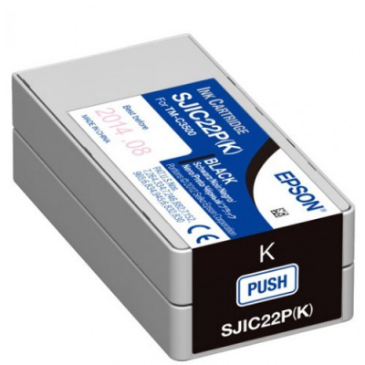 Epson GJIC5(K) C13S020563 pro ColorWorbuc., negru (black) cartus original