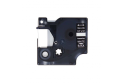 Banda compatibila Dymo 1805435, 12mm x 5, 5m text alb / fundal negru, vinil
