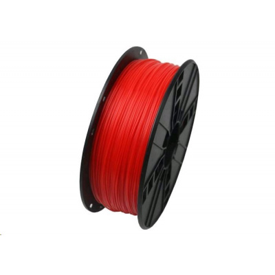 GEMBIRD 3DP-PLA1.75-01-FR, 3D filament, PLA, 1,75mm, 1000g, fluorescent, roșu