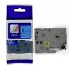 Banda compatibila Brother TZ-511 / TZe-511, 6mm x 8m, text negru / fundal albastru