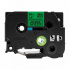 Banda compatibila Brother TZ-S761 / TZe-S761, 36mm x 8m, extr.adh. text negru / fundal verde
