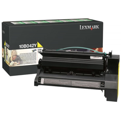 Lexmark 10B042Y galben (yellow) toner original