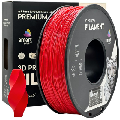 Smart Print FG-S121-E1, 3D filament, TPU 95A, 1,75mm, 1000g, Roșu (Red)