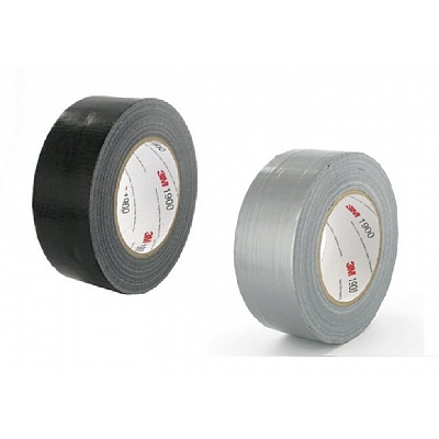 3M 1900 Duct Tape bandă textilă universală, 50 mm x 50 m, 2 barvy 50 mm x 50 m negru/black