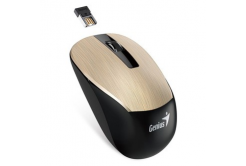 Genius Mouse NX-7015 31030019402, 1600DPI, 2.4 [GHz], Optical, 3tl., Fara fir USB, aur, AA